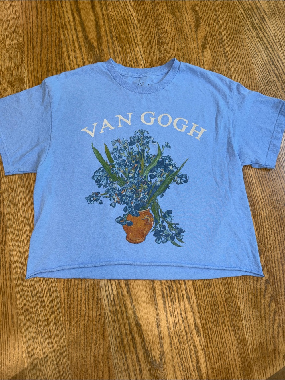 Blue woman’s Graphic Tee